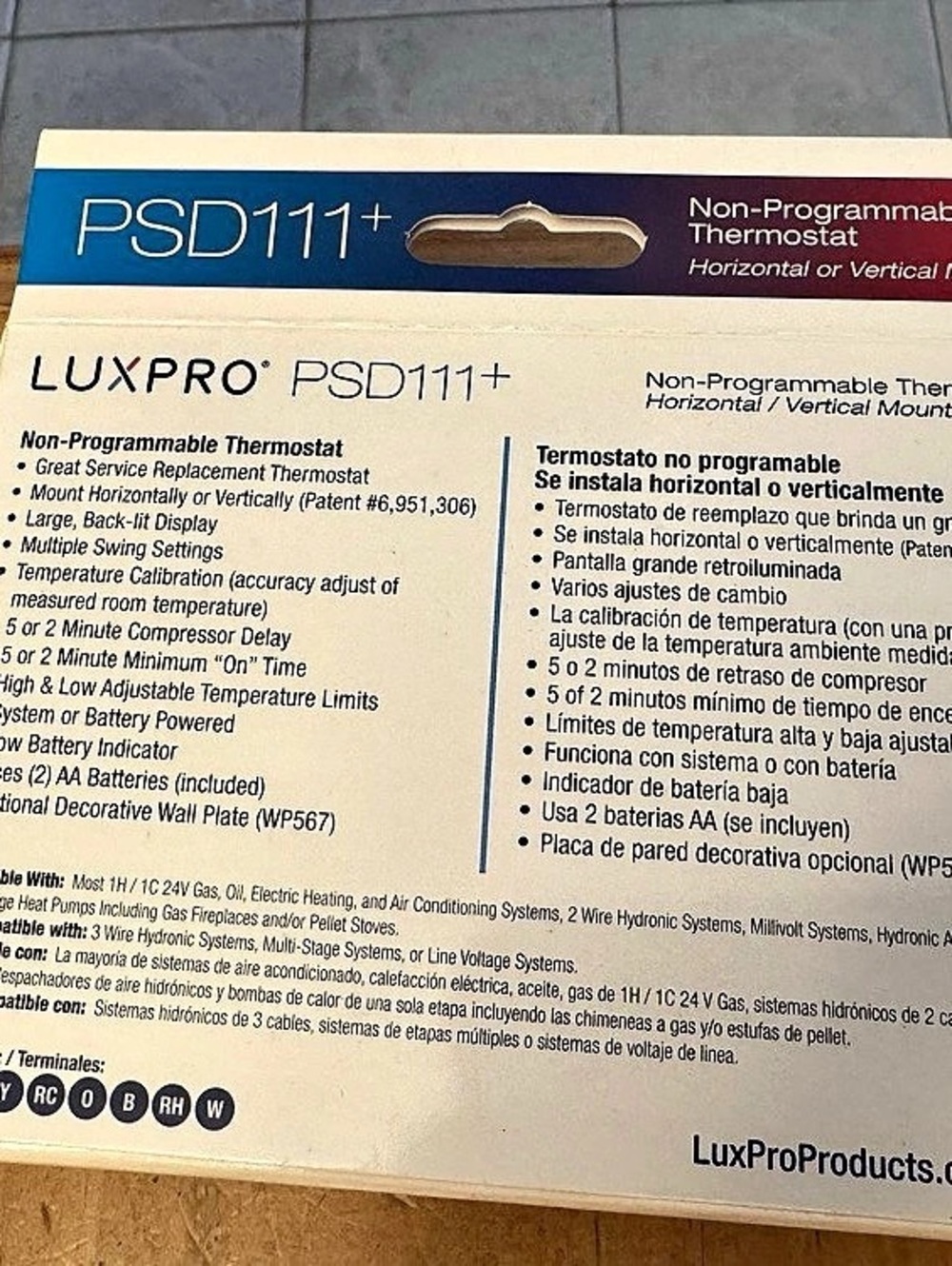 LuxPro PSD111+ NIB - Picture 2 of 4